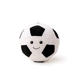 Rubber football-style dog ball toy