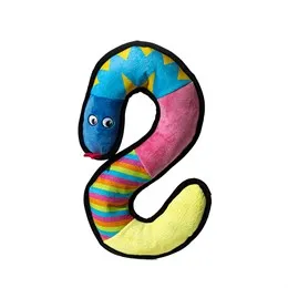 Colorful loop-shaped heavy-duty fetch dog toy