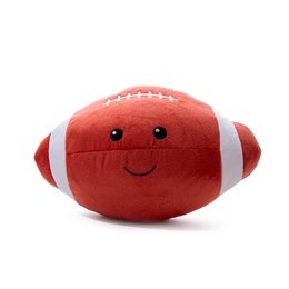 Textured football dog ball toy