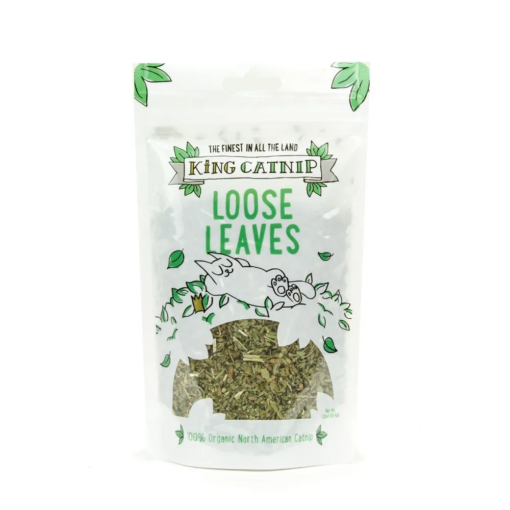 Natural organic catnip container product for cat toy collections